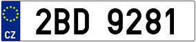 Truck License Plate